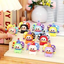 9pcs Circus Clown Figurines, Suitable For 3-Year-Olds, Office Desk Decor, Live Streaming, Party Decorations, Classroom Rewards, Holiday Gifts - Multicolor - View 4