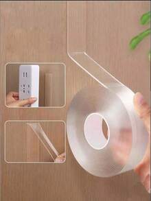 2pcs/4pcs/6pcs/1pc Super Strong Double-Sided Tape, Washable Double-Sided Tape, High Viscosity Nano Double-Sided Tape, Reusable And High Quality No Residue - Ideal For Home, Office, Car, Crafts, Wallpaper, Over 32 Scenarios, Office Supplies, Home Decor, Multi-Purpose Adhesive, Strong Adhesion, Durable Tape, High Quality Adhesive, Multi-Purpose Tape, Adhesive Strips, DIY Enthusiasts, Home Decoration