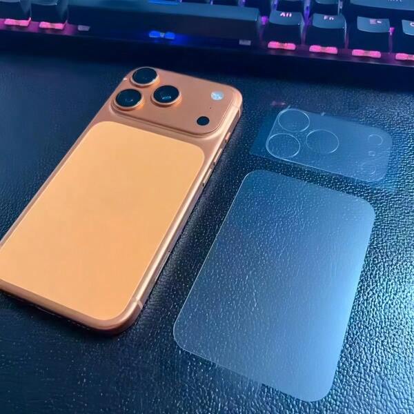 2025 New, Compatible With IPhone 17 Pro Max/17 Pro Screen Protector, Matte Back Film, Lens Film And Lens Protector Set Ultra Thin 0.15mm | Scratch Resistant/Fingerprint Resistant | Easy To Install | Case