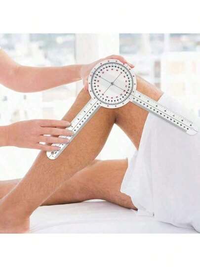 6-Inch 360 Degree Protractor, Angle Ruler, Angle Gauge, Medical Goniometer, Joint Ruler, Plastic Protractor, Plastic Ruler