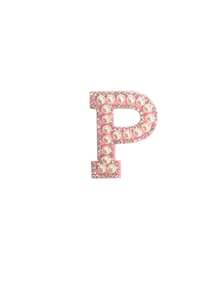 1pc Pearl Letter Pattern Canvas Tote Bag, Simple English Letter Solid Color DIY Handheld Insulated Lunch Bag, Lunch Box Bag, Thermal Lunch Bag, Large Capacity Insulated Lunch Tote Bag For Students, Office Workers, Waterproof, Oil-Proof - Multicolor - View 26