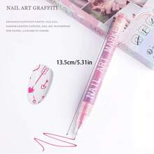 12/24pcs Fine Tip Nail Art Markers, 12/24 Colors Nail Art Pen Set, 0.5mm Tip Marker Pens. Doodle Pens Suitable For Abstract Lines, Floral Patterns, Vibrant Colors - DIY Nail Art Tools, Professional Nail Art Supplies, Smooth Application, Suitable For Home Manicure And Nail Salons, Perfect Gift For Women