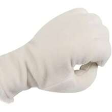 Isotoner Womens Stretch Fleece With Microluxe And Smart Touch Technology Gloves, Ivory, One Size US(Default) - Type1 - 查看 7