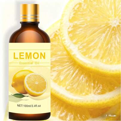 100ml, 30ml, 10ml Lemon Essential Oil, Aromatherapy Oil, Yoga Oil, Suitable For Diffuser, Candle Making, Soap, Car Aromatherapy, Home Fragrance - Home & Living / Home Decor / Home Fragrance Products, Gift For Best Friends, Gift For Her