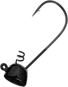 Buckeye Señuelos removedor de Manchas Modelo Pro con Resorte Resistente y Gancho de níquel para cebos de Pesca de plástico Suave, Paquete de 5 - Negro - - Ver 4