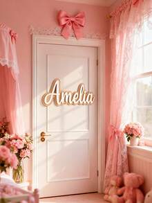 Una placa de madera personalizada, perfecta para personalizar la decoración de tu hogar, el número de apartamento, la puerta del dormitorio o como un letrero personalizado para la puerta principal o Navidad. Perfecto para mostrar nombres de familia, nombres de tiendas o nombres de mascotas. Un regalo pensativo para cumpleaños, celebraciones de regreso a la escuela, inauguraciones de casa, bodas, San Valentín, Navidad y Acción de Gracias, y también un gran regalo para parejas, niños, recién casados y amigos. - Multicolor - Ver 7