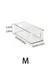 1/3/6 件透明厨房储物盒 - 多用途食品储存容器，适用于冰箱、冰柜和食品储藏室 - 非常适合水果、蔬菜、肉类等 - 耐用的 ABS 塑料，易于清洁，非常适合冰箱储物盒、收纳盒、冰箱储物套装、厨房储物盒。 - 彩色 - 查看 12