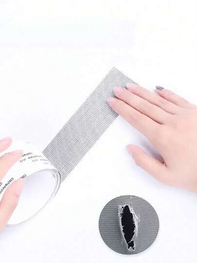 2pcs SMLCON Self-Adhesive Screen Window Repair Tape, 157.48inch Mosquito Net Patch For Dormitory Door/Curtain, Self-Adhesive Patch For Window Repairs, Insect Net Patch For Fabric Surfaces