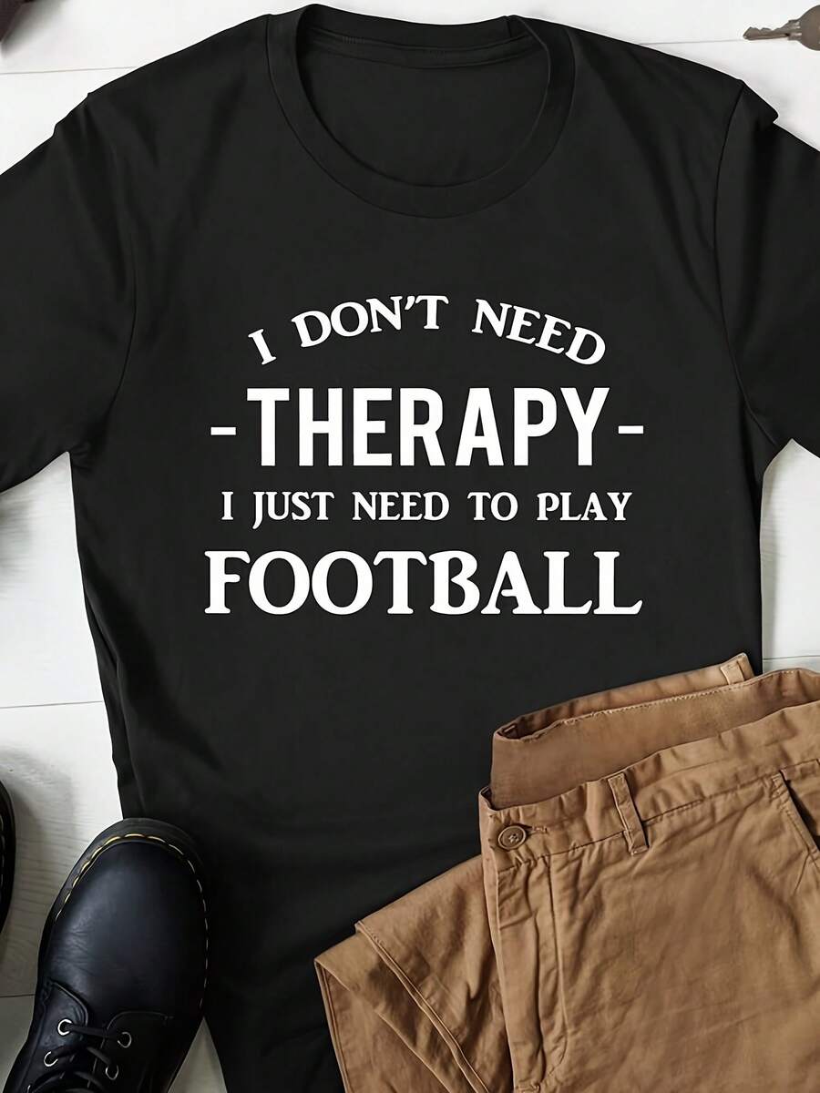 Funny Football Shirt, Football Player Gifts, Football Lover Shirt, Football Player Shirt, Footballer T-Shirt, Football Gift - 款式14 - 查看 1