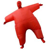 1pc Adult Inflatable White Salmon Costume, Fits Height 1.5-2m, Suitable For Christmas, Cosplay, Anime Role Play, Film & TV, Party, Stage Performance And Masquerade - Red White Silicon - View 9