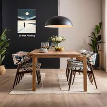 1pc Vintage Style Canvas Wall Art Decoration Large Abstract Landscape Painting Vintage Abstract Canvas Painting Art Print Wall Art Decoration For Living Room Wall Decoration Bedroom Bathroom Hallway Dining Room.Stretched And Framed Ready To Hang. - White - View 4