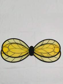 1pc Overlapping Bee Wing Decor, Suitable For Various Festivals, Gatherings And Party Props - Black - View 3