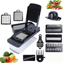 14-In-1 Multifunctional Food Processor, Onion Chopper, Vegetable Slicer, Meat Grinder, Vegetable Dicer, Vegetable Shredder With Blades, Salad Potato And Carrot Dicer, Garlic Container Chopper