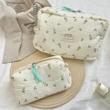 1 pieza Bolsa de almacenamiento multifuncional con diseño lindo y gran capacidad, organizador de cosméticos para estudiantes, viajes y uso diario. Se puede usar como estuche de lápices, billetera, organizador de papelería, bolsa de aseo de viaje, mini bolsa de cosméticos portátil con cierre. Regalo ideal para mujeres y niñas. - Multicolor - Ver 7