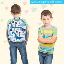 3pcs/Set Toddler Backpack, Boys' 12.5" Dinosaur Backpack And Lunch Box Set - Backpack - View 12