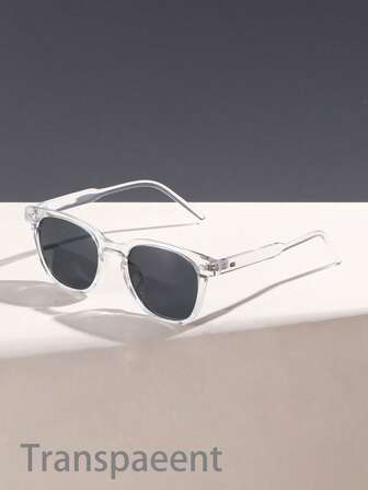 1 pieza Gafas de moda con marco grande y colorido de estilo europeo y americano, gafas elegantes para mujeres