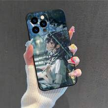 Una funda protectora para teléfono con temática de anime para varios modelos de , incluyendo 16, 15, 14, 13, 12 y 11, con encantadores diseños de dibujos animados e impresiones geniales. - Color mixto 2 - Ver 2