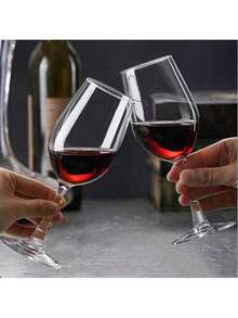 6-Pack Tall Glasses For White And Red Wine, Large Capacity, Narrow-Neck Goblets, Clear, Lead-Free Glass, Wine Glass Set, Thin Rim, Easy Decanting, Long Stem Design, Stable Base, Shatter-Resistant, Heat-Resistant, Machine Washable, Perfect For Restaurants, Bars, Parties, Weddings, Wine Tastings, Champagne Alternatives, Multi-Purpose Cold Drink Cups, Gift Box, Ideal For Gift Giving - Transparent - View 9