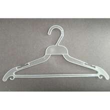 Gancho para Ropa Estándar | Práctico y Resistente, Ideal para Blusas, Camisas, Pantalones y Prendas Ligeras | Diseño Ergonómico que Evita Deformaciones en la Ropa | Fabricado con Material Duradero de Alta Calidad para Uso Diario en Hogar, Tienda o Lavandería | Ligero, Funcional y de Gran Estabilidad para Mantener tus Prendas Siempre en Orden - transparente - Ver 7