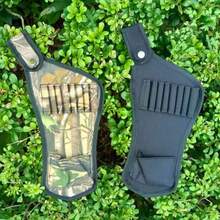 便携式腰挂式弓箭收纳袋，可精准容纳8支箭。轻质材质减轻户外射箭的负担。腰挂式箭袋稳固易用。竞技狩猎的实用装备。 - 彩色 - 查看 2