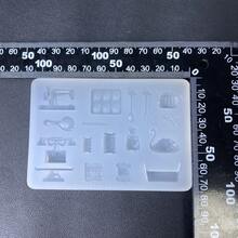 缝纫机天鹅配件树脂浇铸模具、硅胶模具配件、树脂液体模具、树脂钥匙扣硅胶模具、树脂模具 - 矽膠 - 查看 2