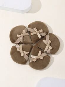 5pcs Butterfly Powder Puffs, Double-Sided Velvet Makeup Powder Puffs, Suitable For Home And Makeup Artist Use (Triangle Shape),Cheap,Stocking Stuffers,Makeup,Makeup Tools,Cheap Stuff,Gifts,Gifts For Women,Christmas Gifts