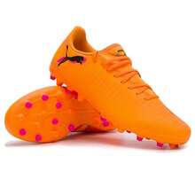 Puma 女子足球鞋 - 火紅-黑色-粉紅色 - 查看 3