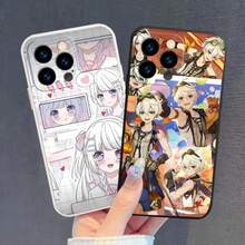 Funda protectora de teléfono de anime para iPhone 16ProMax/16Pro/16Plus/16/15ProMax/15Pro/15Plus/15/14ProMax/14Pro/14Plus/14/13ProMax/13Pro/13Mini/13/12ProMax/12Pro/12Mini/12/11ProMax/11Pro/11/XR, impresión genial de cómics y dibujos animados encantadores [GC683]. - Color mixto 1 - Ver 6