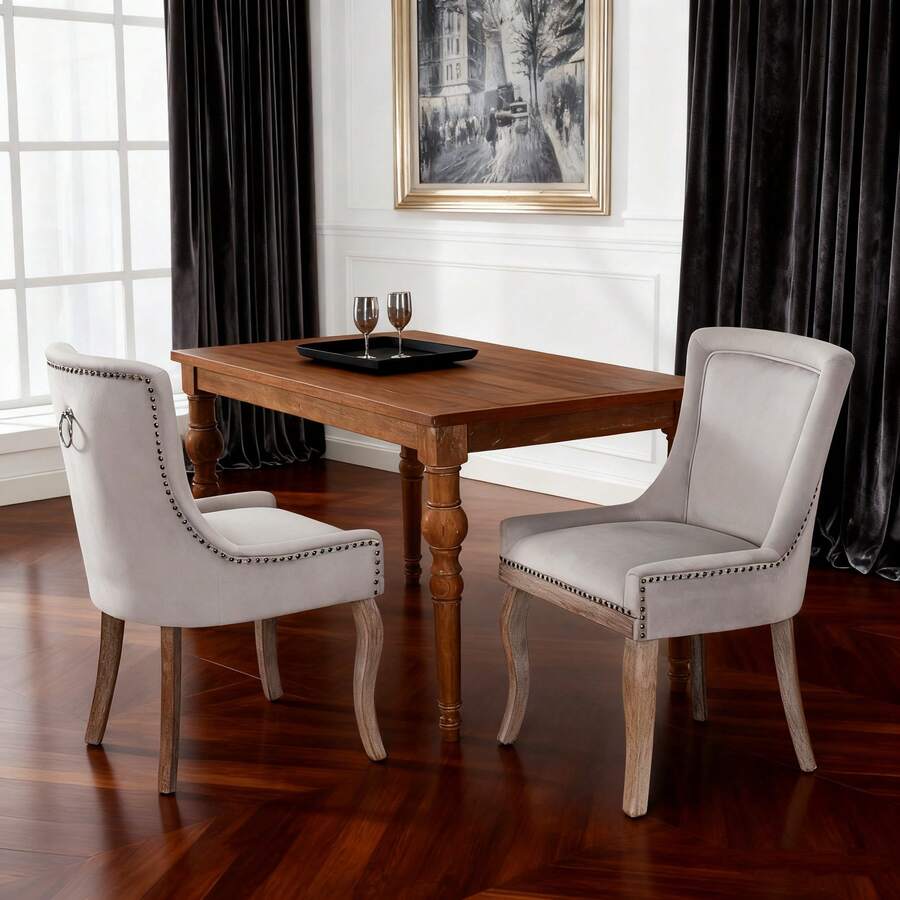 Dining Chairs - Grey - View 1