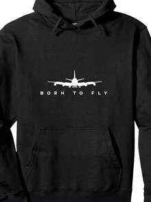 Born To Fly - Commercial Jet Pilot Gift Pullover Hoodie - 款式3 - 查看 1