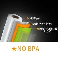 Bolsas de vacío para alimentos Bolsa de sellador al vacío Alimentos frescos de larga duración 12+15+20+25+30cm*500cm Rollos/Lote bolsas para envasadora al vacío - 12-2 piezas - Ver 8