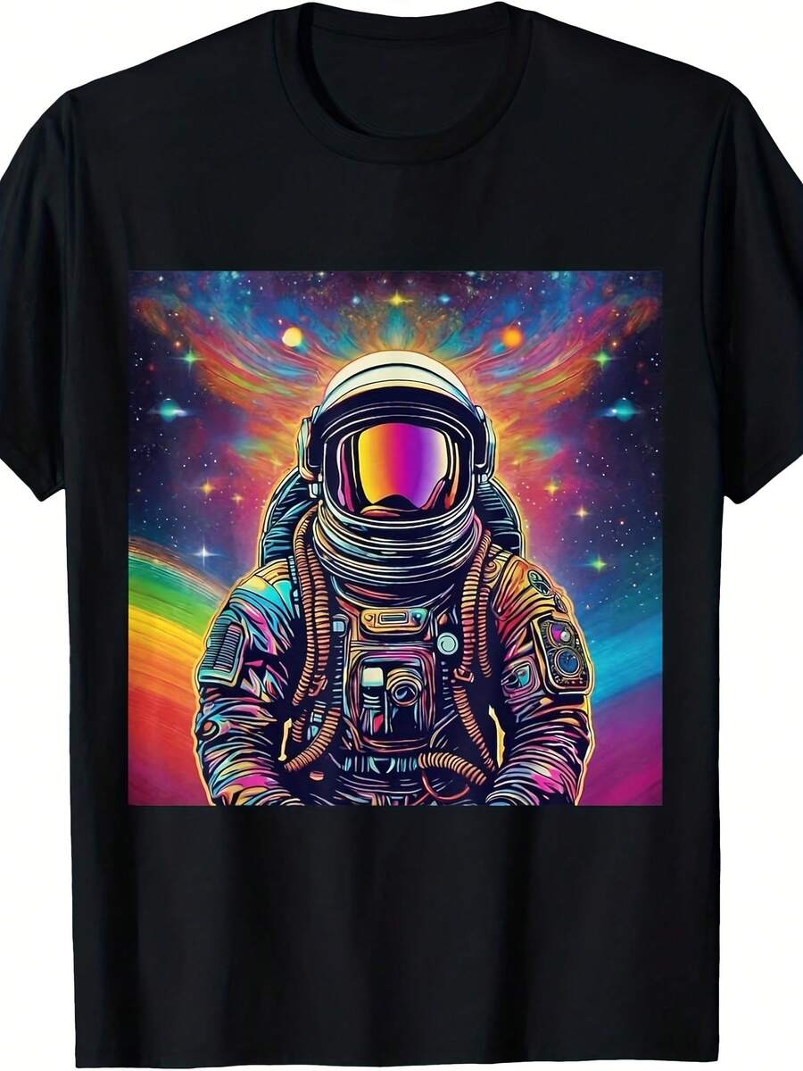Coic Dreamer Astronaut Space Print T-Shirt - 款式7 - 查看 1