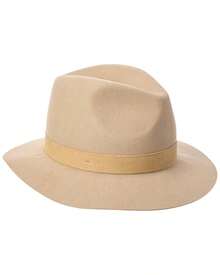 Bruno Magli Suede Band Wool Fedora - Màu be - Xem 1