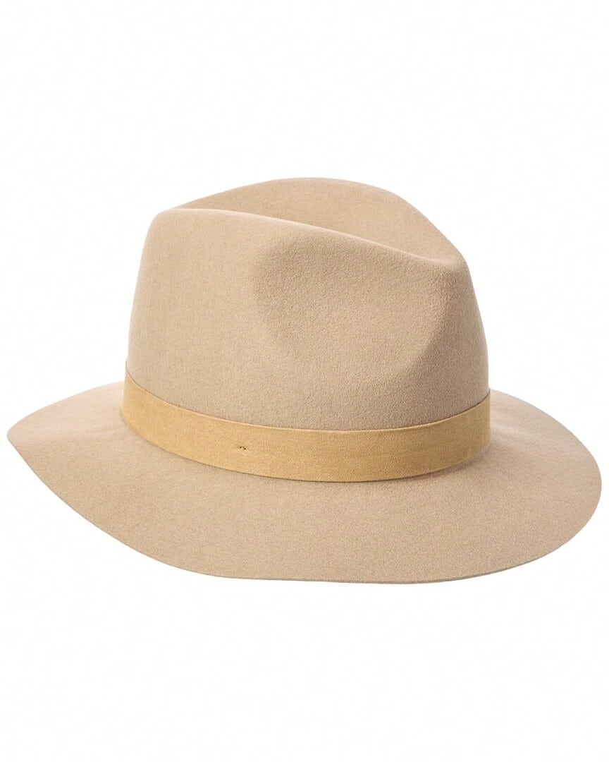 Bruno Magli Suede Band Wool Fedora - Màu be - Xem 1