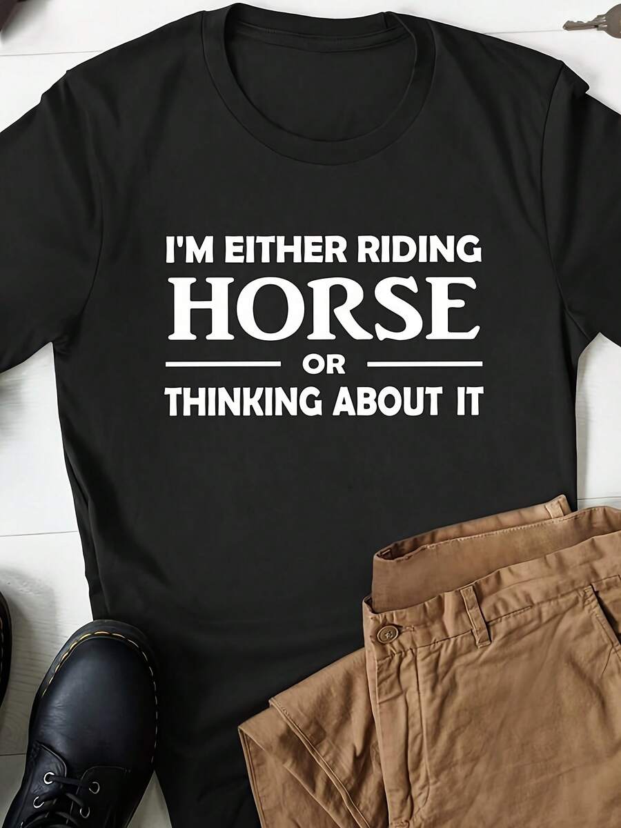 Funny Horse Gift, Horse Shirt, Horse Lover Shirt, Horse Lover Gift, Horse Owner Shirt, Horse Riding T-Shirt, Horse Rider Gifts - 款式29 - 查看 1