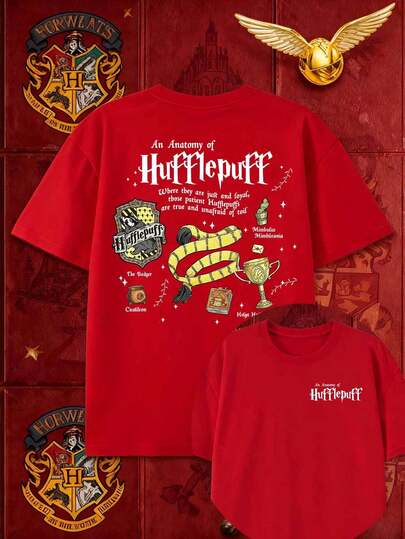  Stylish Mens Tshirts With Harry Potter And Hufflepuff House Prints. Casual Sweatshirts With Pockets And Machine Washable. Perfect For Going Out Or School. A Must-Have For Harry Potter Fans.