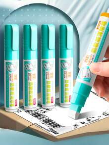 1pc Personal Information Protection Tool - Thermal Paper Privacy Eraser, Delivery Slip, Credit Card Bill Information Cleaning Tool, Wipe Clean Instantly, Prevent Data Leakage