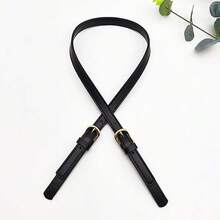 1条PU皮革钱包手柄，长度68厘米至77厘米，可调节皮革钱包肩带，双扣皮革肩带，可替换手机配件 - 彩色 - 查看 7