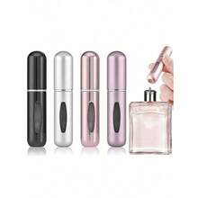 4pcs 5ml Refillable Perfume Bottles, Mini Portable Aluminum Spray Bottle For Perfume Perfume Bottle Perfume Refillable Bottle - Nhiều màu - Xem 1