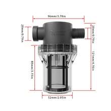 1/2 pulgada, rosca interna y externa, filtro de riego agrícola, filtro de acuario, tanque de peces, pagoda, junta de cobre, bomba de agua - FM 0,5 pulgadas 80mesh - Ver 9