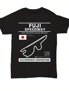 Track Outline Shirt JGTC  Raceway DTM FIA Scca Racing Gt3 Track Day Shirt Import Jdm Circuit Japan Race Track Motorsports V2 - Style 19 - View 1