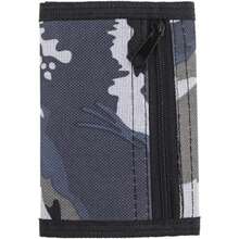 Cartera de impresión de camuflaje para niños, niñas y adolescentes, cartera tríptica para hombres y mujeres, carteras de camuflaje del ejército, tarjetero - Negro - Ver 3