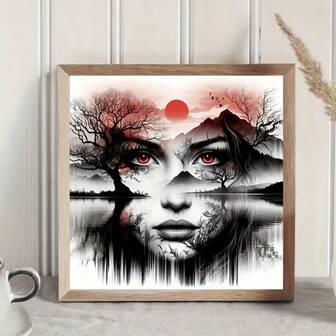 5D DIY Diamond Painting Kit, Round Full Drill Canvas Handcraft, Suitable For Beginners And Hobbyists, Wall Decor For Living Room & Bedroom, Artistic Gift For Friends And Family