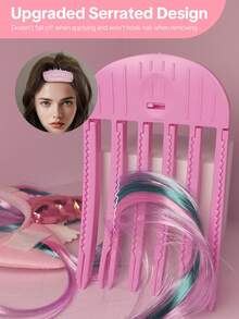 2pcs Fluffy Hair Clips, Create Voluminous Bangs And Lift Roots For Natural Messy Hairstyle