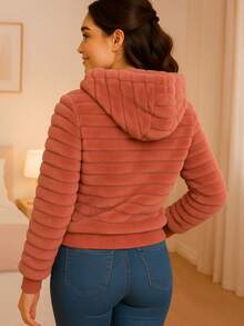 Women Lightweight Jackets - 粉色 - 查看 2