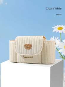 1 buah Tas Gantung Kereta Bayi Gaya INS, Tas Ibu Bordir, Tas Popok Multifungsi, Tempat Botol & Tisu, Cocok Untuk Ibu, Aktivitas Luar Ruangan & Perjalanan, Semua Musim - MultiWarna - View 8