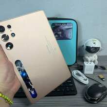 TABLET UMIIO S25 ULTRA, 10.1" HD, 12GB RAM + 128GB ROM, ANDROID 15.0, CHIP,  10000MAH BATTERY, DUAL CAMARA 13MP FRONTAL + 26MP TTRASERA, INCLUYE FUNDA+ TECLADO+MOUSE ALAMB+ OTG TIP C+ CARGAD + ESTUCHE PARA CARGAR TODA LA TABLET Y LOS ACCESORIOS, PARA CUALQUIER PERSONA DESDE LOS 12AÑOS - Dorado - Ver 2