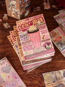 30 Sheets Vintage Style Sticker Book - Retro Doodle Stickers For Decorating Bottles, Cars, Laptops, Guitars, Bicycles, Motorcycles, Skateboards, Helmets, Luggage, Diary And Scrapbook. Fun DIY Creative Toy For Customizing Personal Accessories - 彩色 - 查看 7