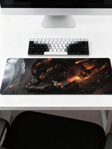 Extra große Gaming Mausunterlage, dicke Netzbar Zuhause E-Sport Tastaturmatte, Büro Schreibtischunterlage