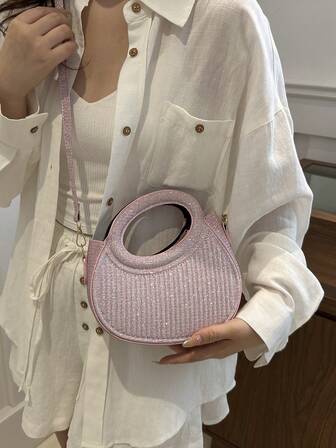 时尚韩式百搭别致手提包，新款单肩包